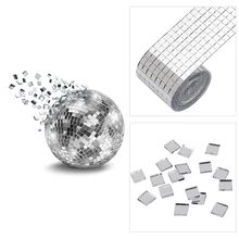 

1m Mirror Stickers Decorative Wall Mirrors DIY Glass Mirror Adhesive Decor for Bathroom Mosaic On The Wall Crafts