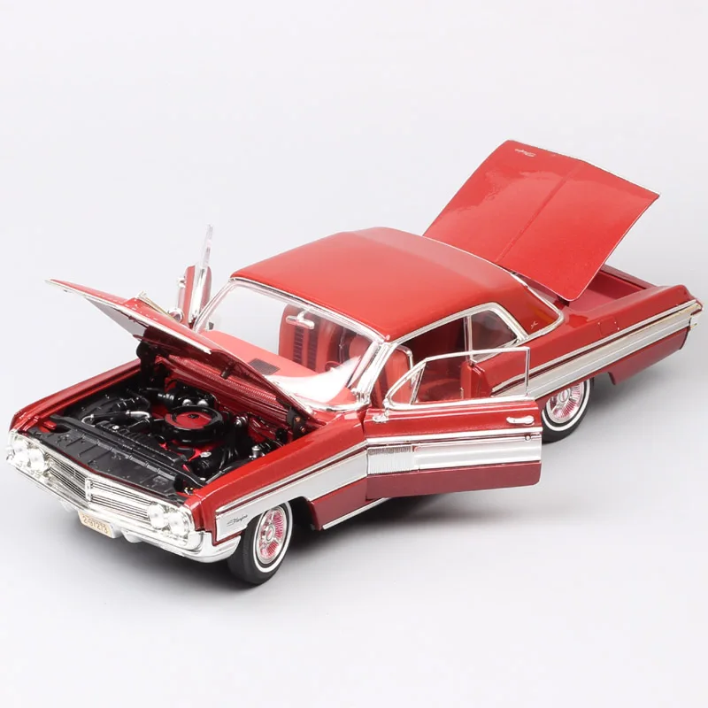 Большой Детский 1/18 дорожный знак Ретро 1962 Olds мобильный StarFire Diecasts& Toy Vehicles Весы Модель автомобиля миниатюрный автомобиль
