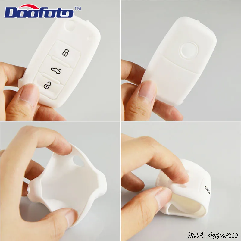 Key Case Cover Key Case Car Key Shell Silicone Car Key Cover Case Bag For Volkswagen VW Golf Bora Jetta Polo Passat Skoda Superb Octavia Fabia SEAT Ibiza Leon Shell