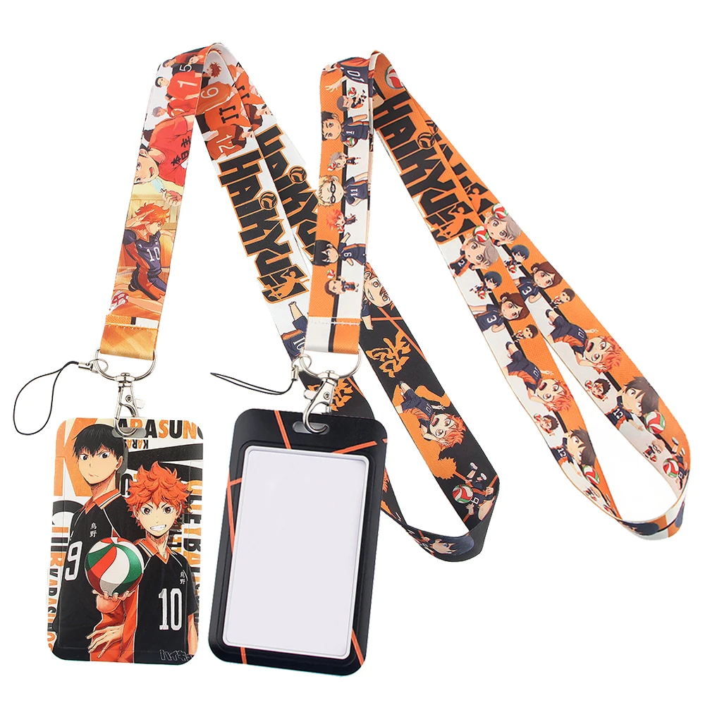 DZ1423 New Anime Haikyuu!! Lanyard for Bus Credit Bank Card ID Keys