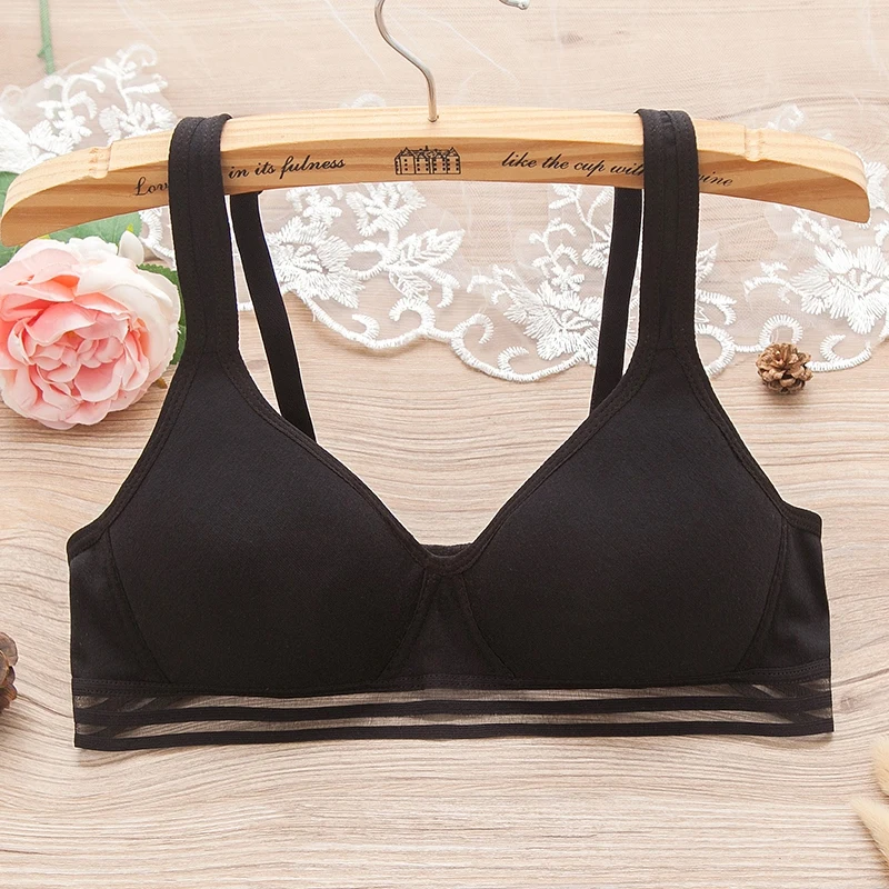 Liva Girl Women Bra Underwire Bras Comfortable Thin Underwear Push up Adjustable Lingerie For Teenagers Children Girls Bralette