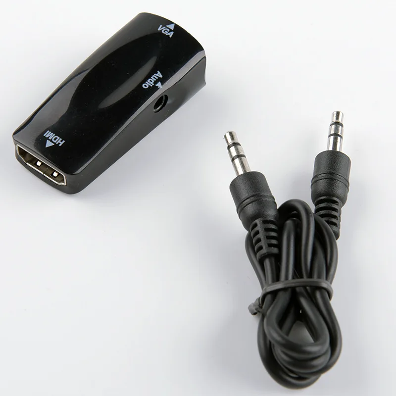 HDMI к VGA конвертер с Аудио HDMI к VGA адаптер HDMI к VGA мама к папа