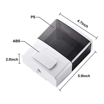 

Economical Manual Soap Dispenser Wall Mounted Shampoo Conditioner Shower Gel Bathroom Kitchen ds99