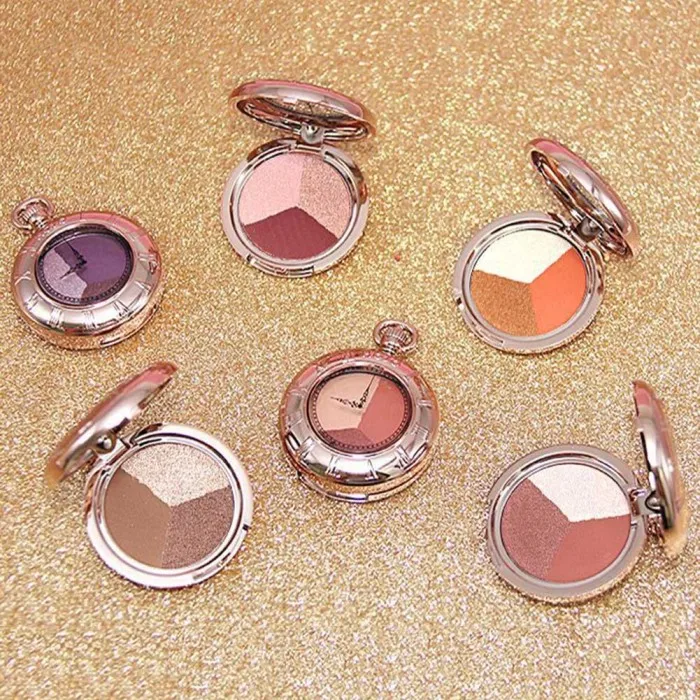 3 Colors Matte Glitter Eyeshadow Palette Eye Shadow Powder Pigment Makeup Tool LVS88