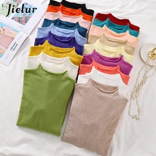 *#Best Price Jielur Sweater Women Solid Color Long Sleeve Pullovers 2019 New Autumn Winter Basic Sweaters 18 Colors Chic Pull Femme Slim *#Best Price Jielur Sweater Women Solid Color Long Sleeve Pullovers 2019 New Autumn Winter Basic Sweaters 18 Colors Chic Pull Femme Slim