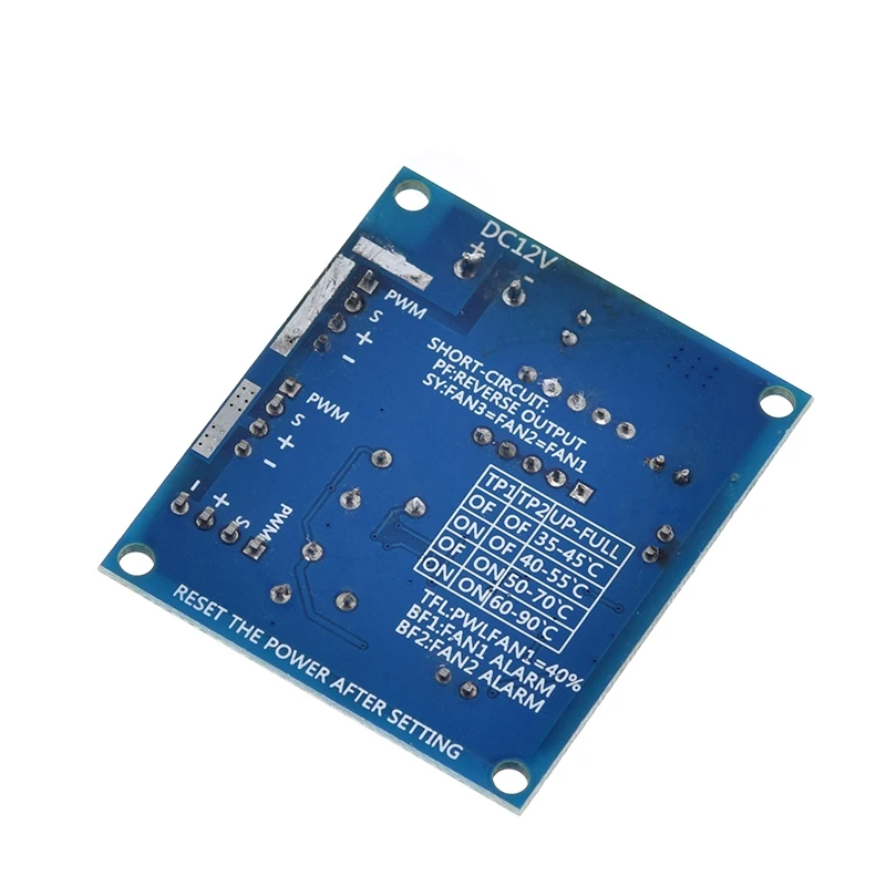 DC 12V 5A PWM PC CPU Fan Temperature Control Speed Controller Module