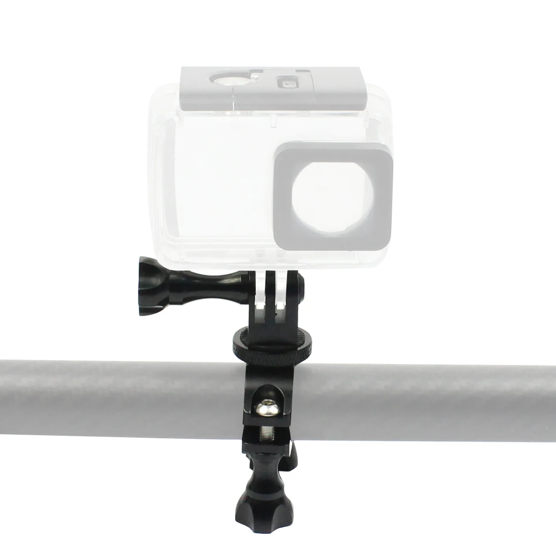 Support Adaptateur GoPro Mettzchrom Noir – Fixation Tube Vélo/moto (Ø Min 27mm)