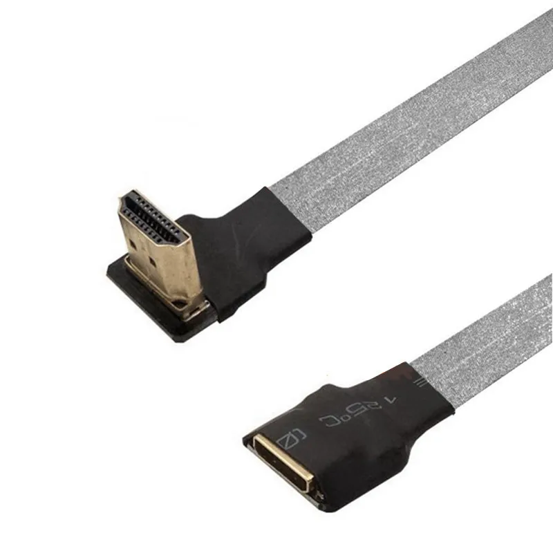 Новый анти помехозащищенный FPV Mini HDMI Женский к /Micro FPC плоский кабель