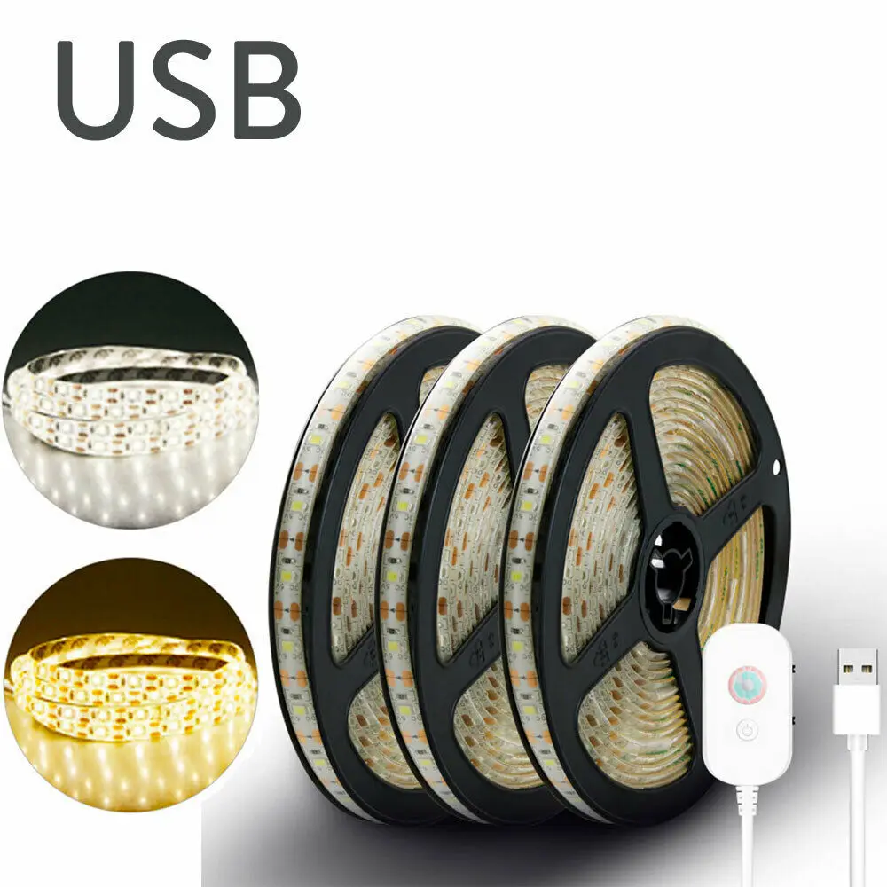 

Светодиодная лента с датчиком движения, 0,5-5 м, 2835 SMD, USB, 5 В, IP65