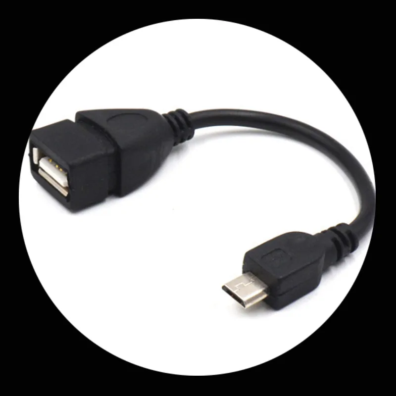 Кабель Micro USB OTG адаптер для Samsung Galaxy Xiaomi Huawei мобильный Android планшет 90 градусов