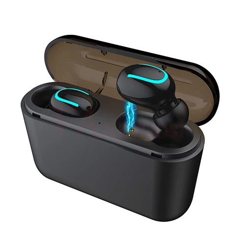 Q32 FANGTUOSI TWS стерео беспроводные Bluetooth наушники громкой связи Спортивная гарнитура ушной крючок Bluetooth 5,0 наушники с микрофоном для iPhone 11 - Цвет: Q32
