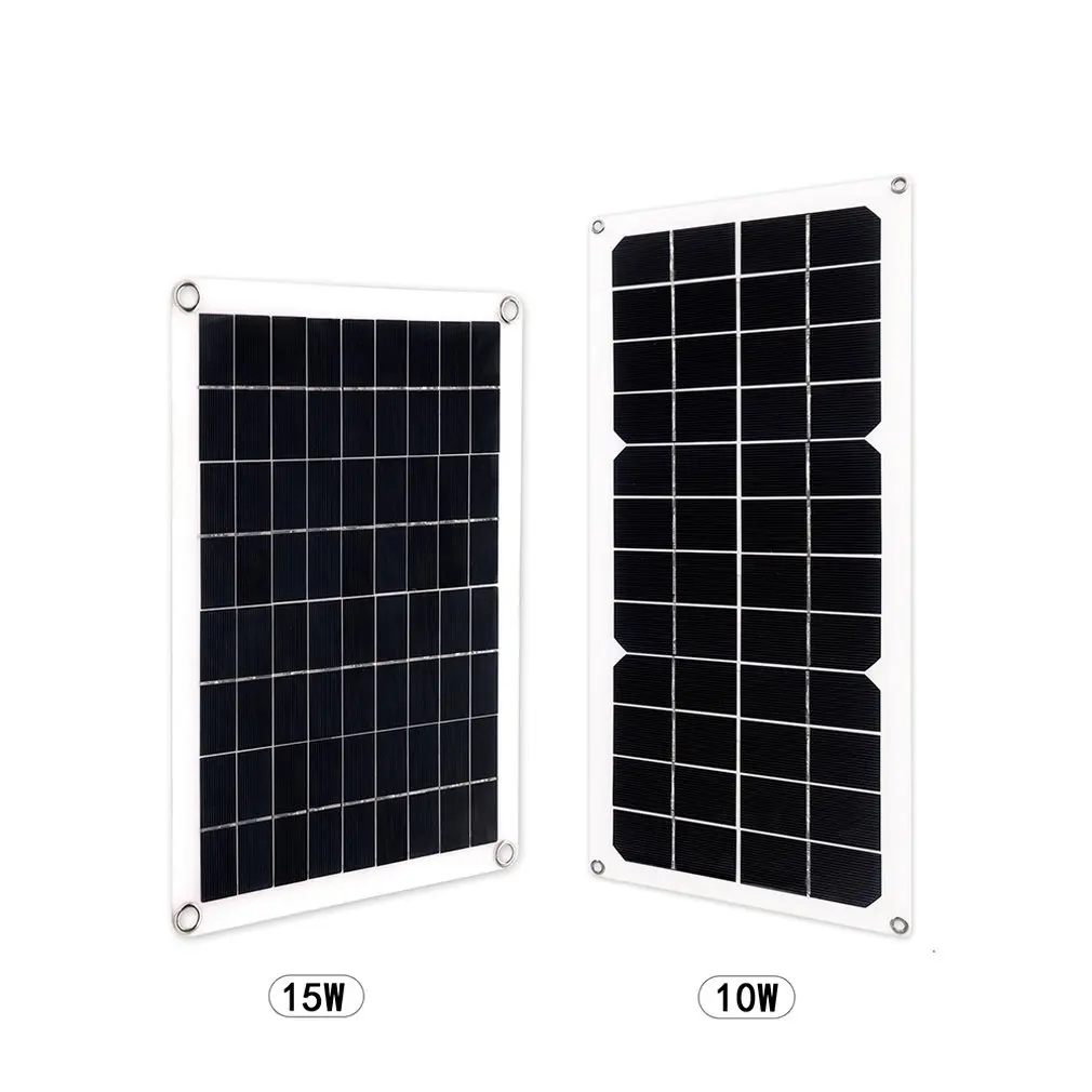 Солнечная панель 12V15W поликремниевый ремень зажим для наружного кемпинга аварийный светильник водонепроницаемый автомобиль яхта