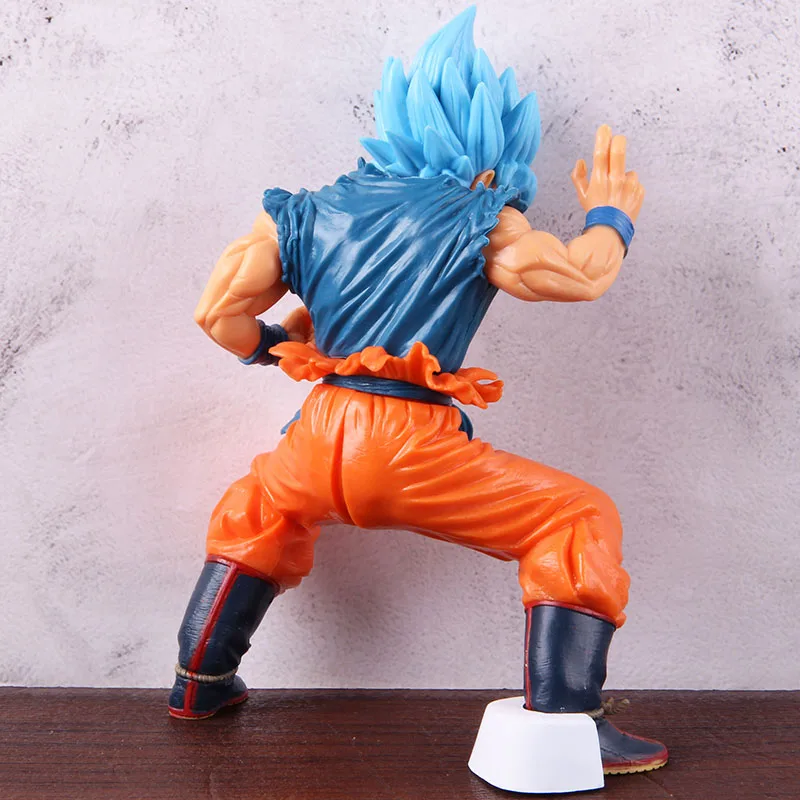 Dragon Ball Z Super Saiyan Super Masterlise God Blue Son Goku ПВХ Фигурка «Гоку в действии» Коллекционная модель игрушки куклы