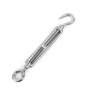 

2020 High Quality 1 X Turnbuckle Wire Tensioner Strainer M4-M10 Stainless Steel Hook And Eye Rope