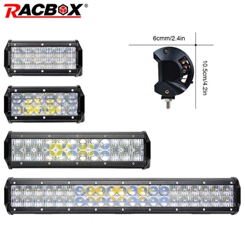 

7 12 20 inch 5D Offroad LED Light Bar Flood Spot Combo Beam LED Work Light For JEEP UAZ 4x4 ATV SUV 4WD Motorcycle Headlight