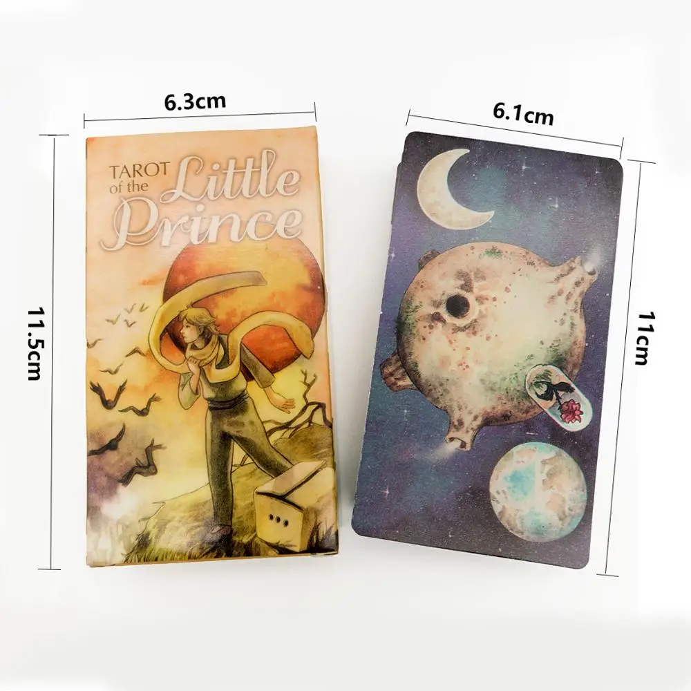 Tarot of the Little карты &quotПринц&quot Deck a 78 Card и учебный буклет гадания чтение любовь Луна