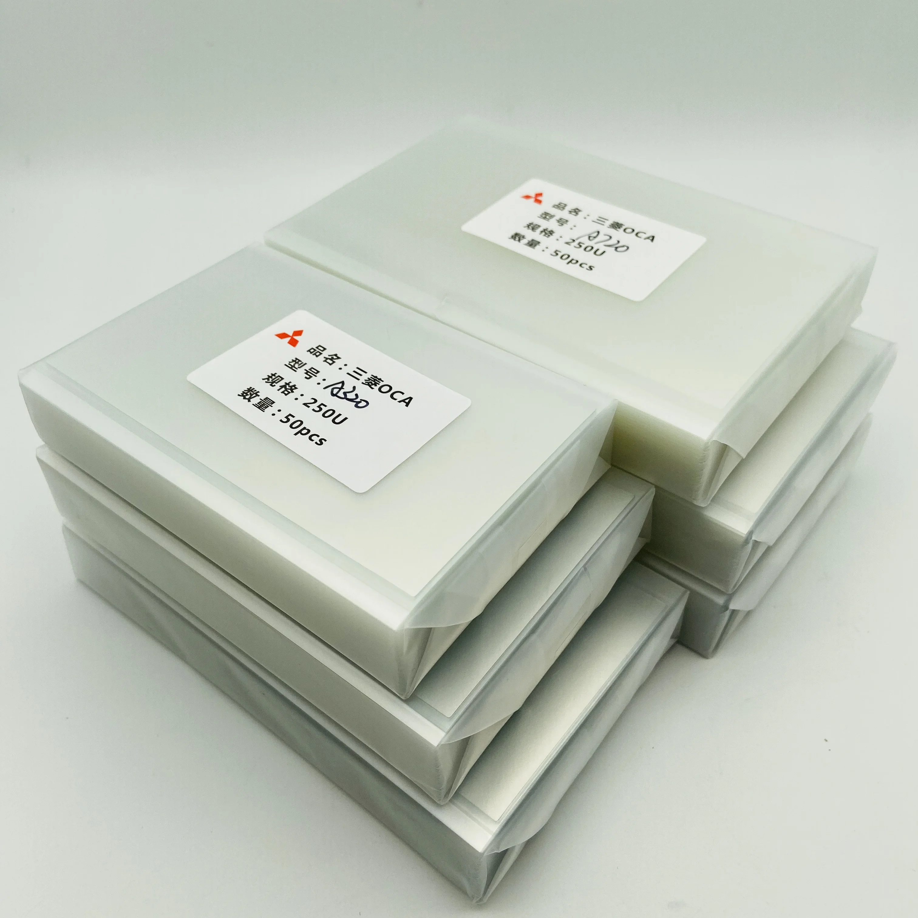 Клеевой полоской OCA(250um для SM A2 A3 A5 A6 A6plus A7 A8 A9 A310 A320 A510 A520 A530 A810s ЖК-дисплей для обоймы стекла ремонтный OCA пленка для защиты поверхности