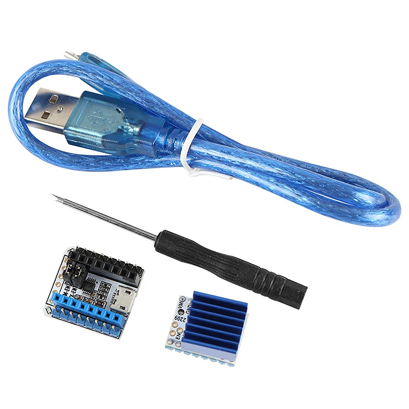 Аксессуары для 3d принтеров Tmc2209V2.0+ тестер Usb к последовательному порту модуль тихий привод адаптер