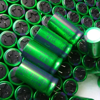 

4PCS NEW ELNA MUSE KZ 25V4700UF 18X35MM audio filter green electrolytic capacitor 4700UF 25V hot sale 4700UF/25V Amplifier