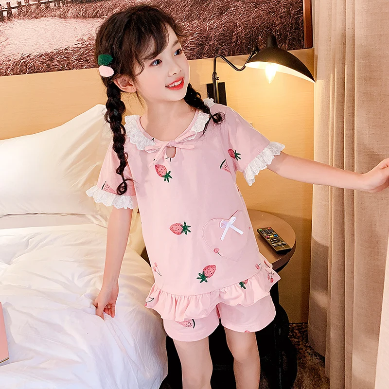 Детские пижамы для малышей 2020 девочка хлопок милые pijama infantil 2 предмета одежда сна
