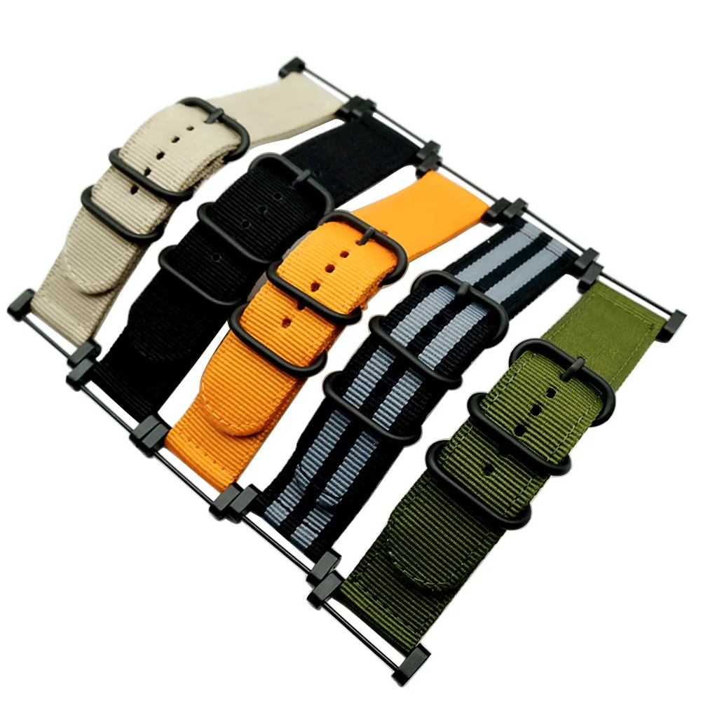 

Watch Band Strap Nylon Zulu Watchband 24MM +1 set Adapters +Tools 5 Color Quick Drying For Suunto Core Series Traverse Watchband