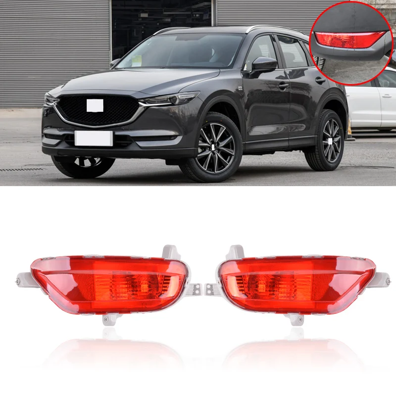 CAPQX For Mazda CX-5 CX5 2018 2019 Rear Bumper Reflector Light Taillight tail light Brake fog Lamp foglight | Автомобили и