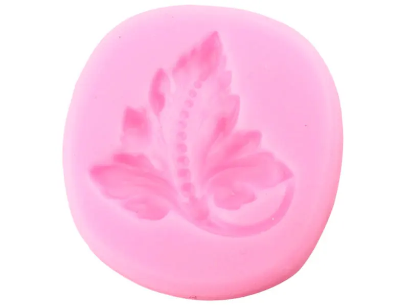 Leaves Silicone Molds Scroll Leaf Cupcake Topper Fondant Cake Decorating Tools Polymer Clay Jewelry Mold Candy Chocolate Moulds