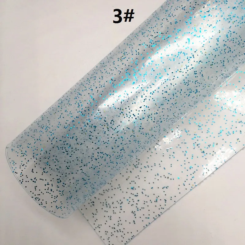 3 1 шт, 21X29 см, TPU кожа, прозрачный TPU с блестками для изготовления луков LEOsyntheticoDIY T345 - Цвет: 3