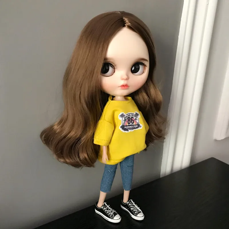 Куклы блайз Blyth куклы бжд кукольная одежда DS комплект свитер с футболкой для тела классная одежда NEO doll BJD - Цвет: DS29