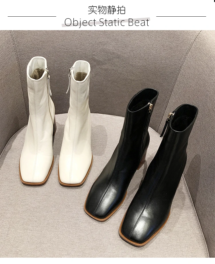 Bootee/Женская обувь г. Женские ботинки до середины икры ботинки на низком каблуке со шнуровкой роскошные дизайнерские ботинки с круглым носком женские полусапожки