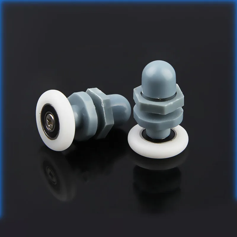 8pcs 23/25/27mm Single Straight ABS Plastic Pulley Runner Wheel Shower Cabin Rollers Sliding Glass Door Rollers For Shower Room shower door rollers sliding door roller shower room pulley shower room rollers sliding door pulley