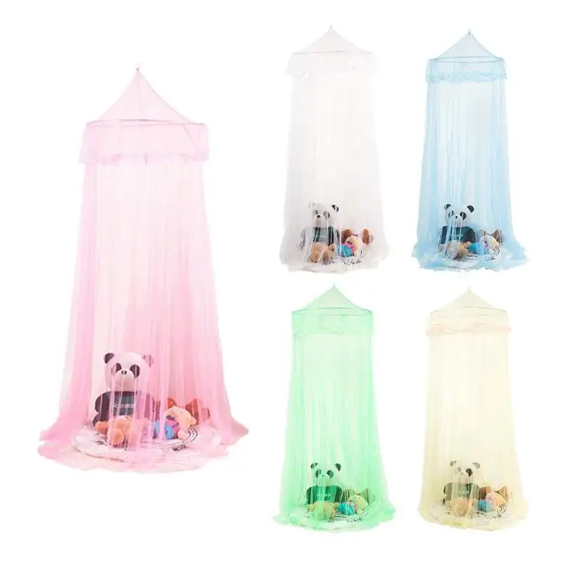 

Simple Hanging Canopy Kid Baby Bed Mosquito Net Dome Playing Floor Bedcover