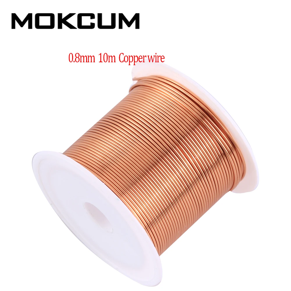 0.2-0.5mm Dia Magnet Wire Thin Enameled Copper Wire Roll Magnetic Round Coil 10m 