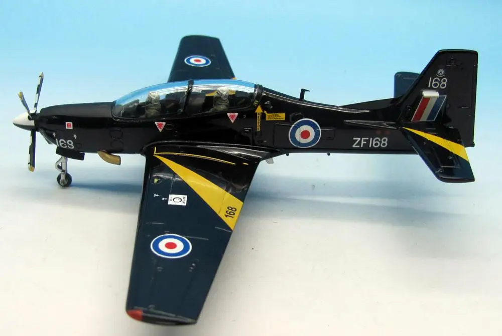 Авиация 72 короткий TUCANO RAF черная схема ZF168 1/72 литье под давлением модель самолета