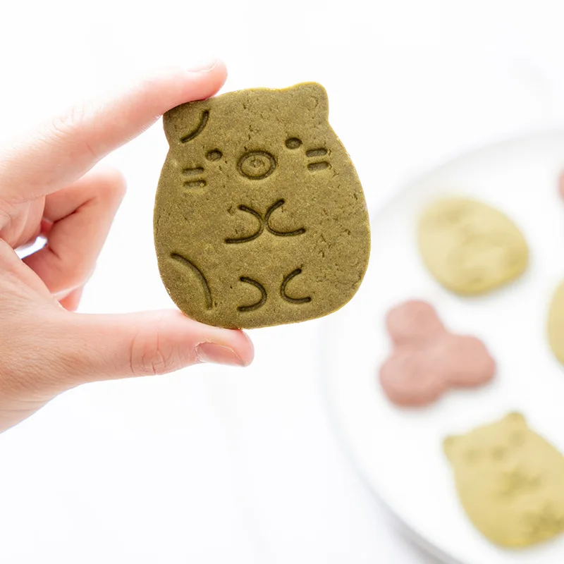 6Pcs/set Cookie Cutters Fondant Cutter Plastic Corner Bio Shape Cookie Mold DIY Fondant Pastry Decorating Baking Cooking Tools