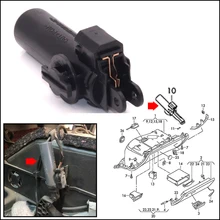Element-Switch-Replacement Glove-Box 2004 Black Audi Stopper Damper-Brake A3 for A4 2-Pin
