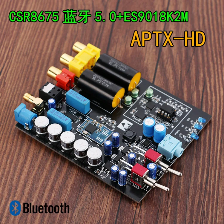 Bluetooth 5,0 приемник csr8675 цифровой аудио es9018 play aptx-hd коаксиальный волокно/коаксиальный
