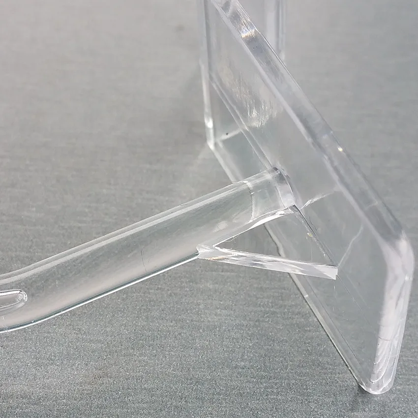 Plastic Trough Slot Plate Board Hanging Hanger Hooks Storage Commodity Products Display Rack Shelf Supermarket 100pcs