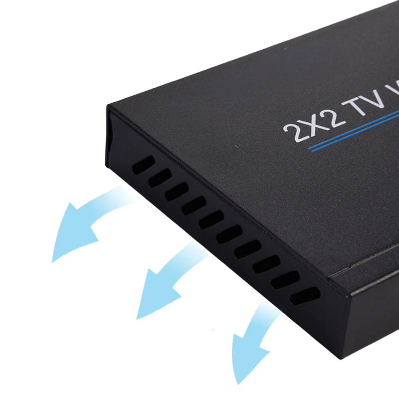2X2 видео настенный контроллер 1 HDMI вход 4 HDMI выход 2X1/3X1/4X1/1X2/1X3/1X4 тв процессор изображения сшивание(штепсельная Вилка стандарта США