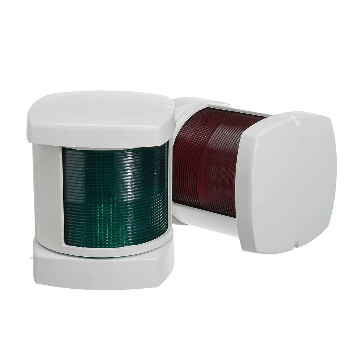 Универсальный 2pcs 12V " ABS светодиодный навигационный свет сигнальная лампа для морской лодки яхты фургон трейлер красный зеленый боковой свет