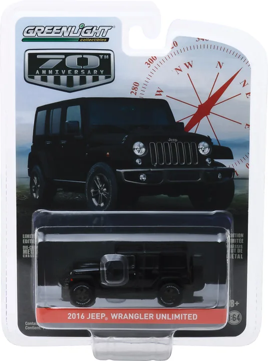 GreenLight 1:64 2016 Jeep Wrangler Unlimited Alloy Metal Diecast Cars Model Toy Vehicles For Children Boy Toys gift |