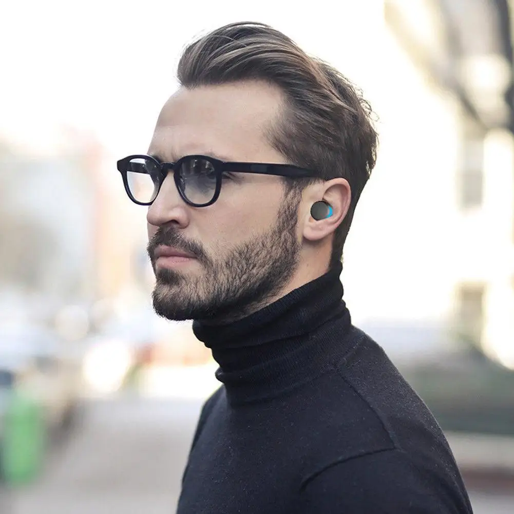 Bluetooth 5,0 наушники TWS настоящие беспроводные стерео наушники с шумоподавлением спортивные наушники с сенсорным управлением Водонепроницаемые Наушники IPX8