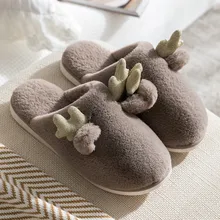 Дышащие впитывающие пот Нескользящие тапочки для дома и улицы; милая плюшевая зимняя обувь на плоской подошве; обувь унисекс; zapatos de hombre; большие размеры