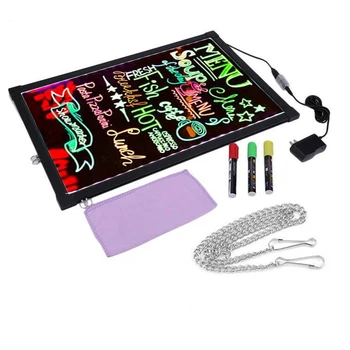 

Fluorescent Plate Advertising Screen Led Fluorescent Blackboard Handwritten Fluorescent Panel LED Writing Board Education Toy