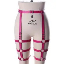 Подвязки, Чулки с поясом для ног, ремень для связывания, модный пояс для талии, панк клуб, Rave, женское сексуальное нижнее белье, аксессуары для тела на подтяжках