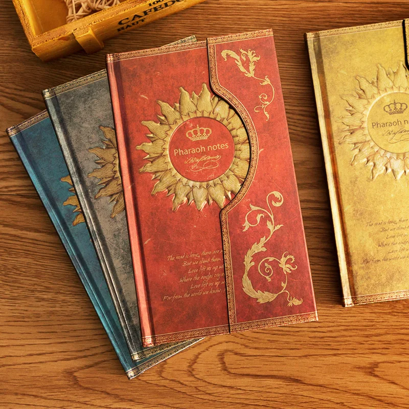 Волшебная записная книжка с магнитной пряжкой Ретро Европейский дневник цветная