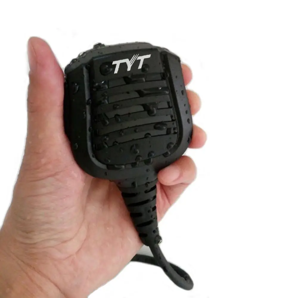 TYT MD- MD-398 микрофон PTT плеча Динамик IP67 Водонепроницаемый для RT82 RT87 RT83 VETOMILE V- DMR радио