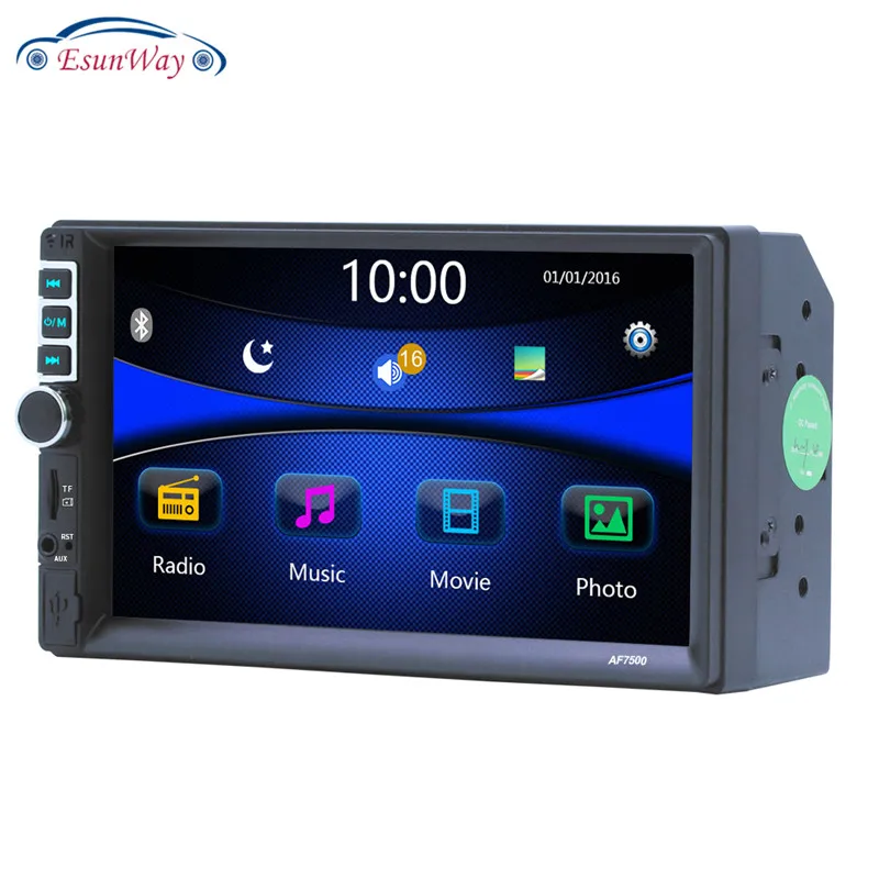 Автомагнитола Autoestereo, 7 дюймов, 2din, автомагнитола Estereo De Auto Con Pantalla, Bluetooth, зеркальное соединение, автомагнитола, Автомобильный мультимедийный MP5 стерео