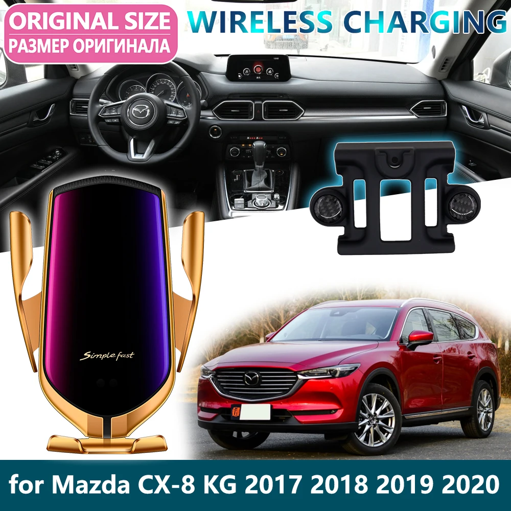 Автомобильный держатель мобильного телефона для Mazda CX-8 CX 8 CX8 gps вращающийся кронштейн для телефона аксессуары
