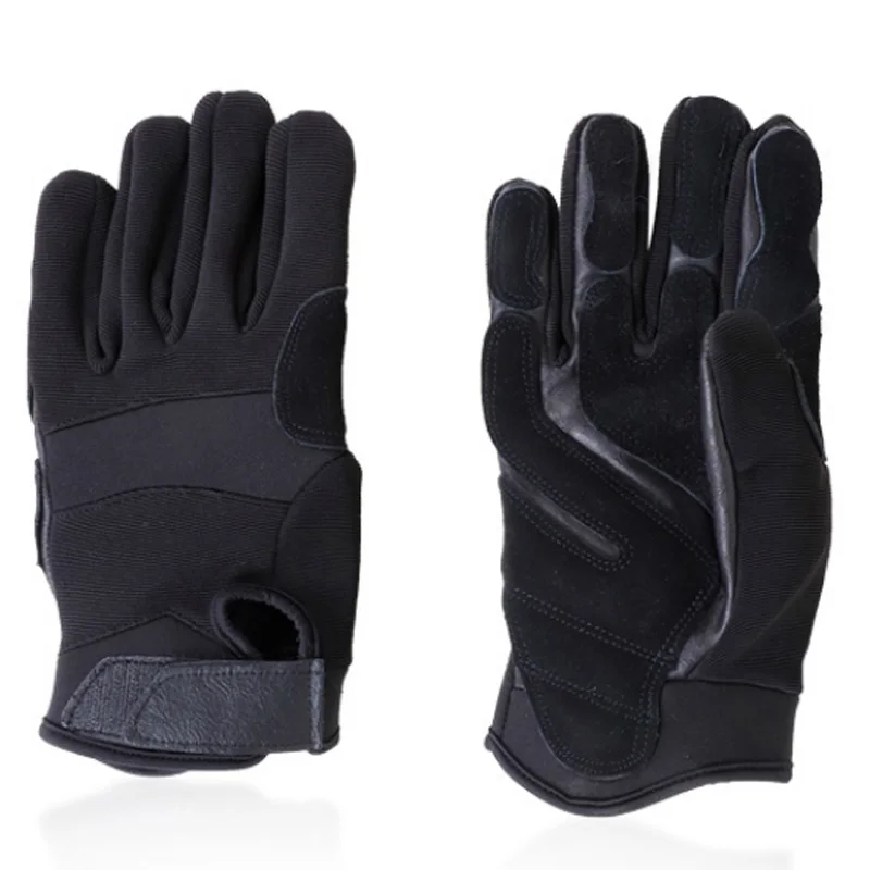 Outdoor Climbing Training Wear Gloves Palm Leather Insulated Gloves Armed Police Rescue Downhill Gloves